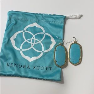 Kendra Scott Gold Danielle Drop Earrings in Gold
